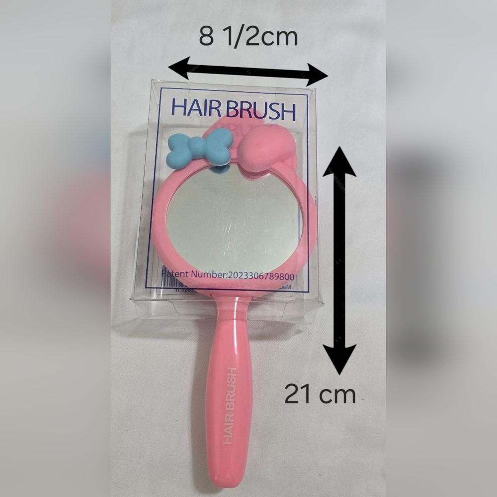 Pink Handheld Mirror - Picture 2 of 5